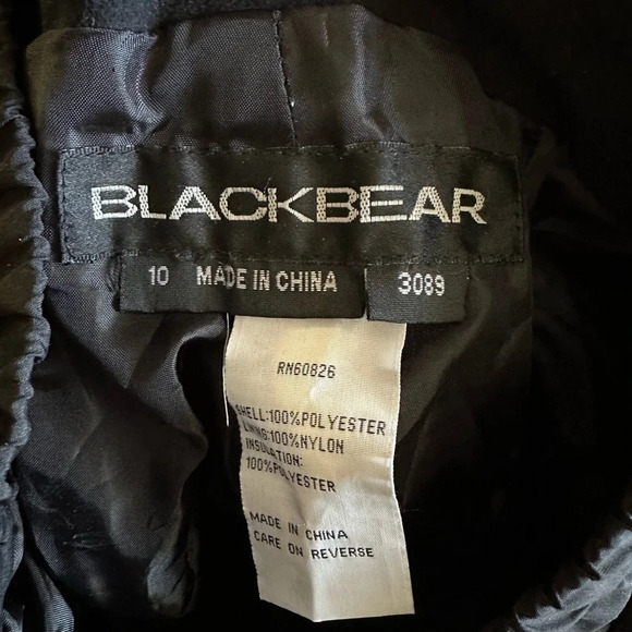 Black Bear Retro Ski Pants, Size 10 - Picture 3 of 7